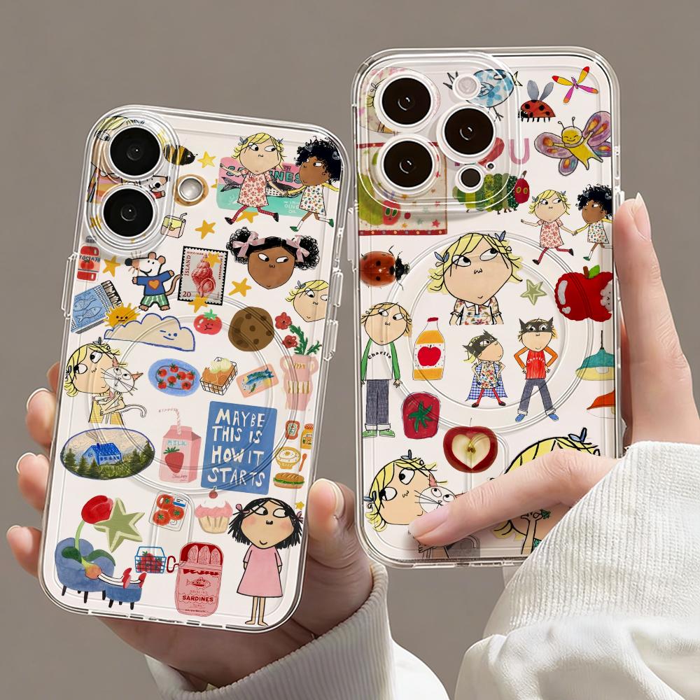 Phone Cases For Iphone 16 - Cartoon C-Charlie And Lola Phone Case