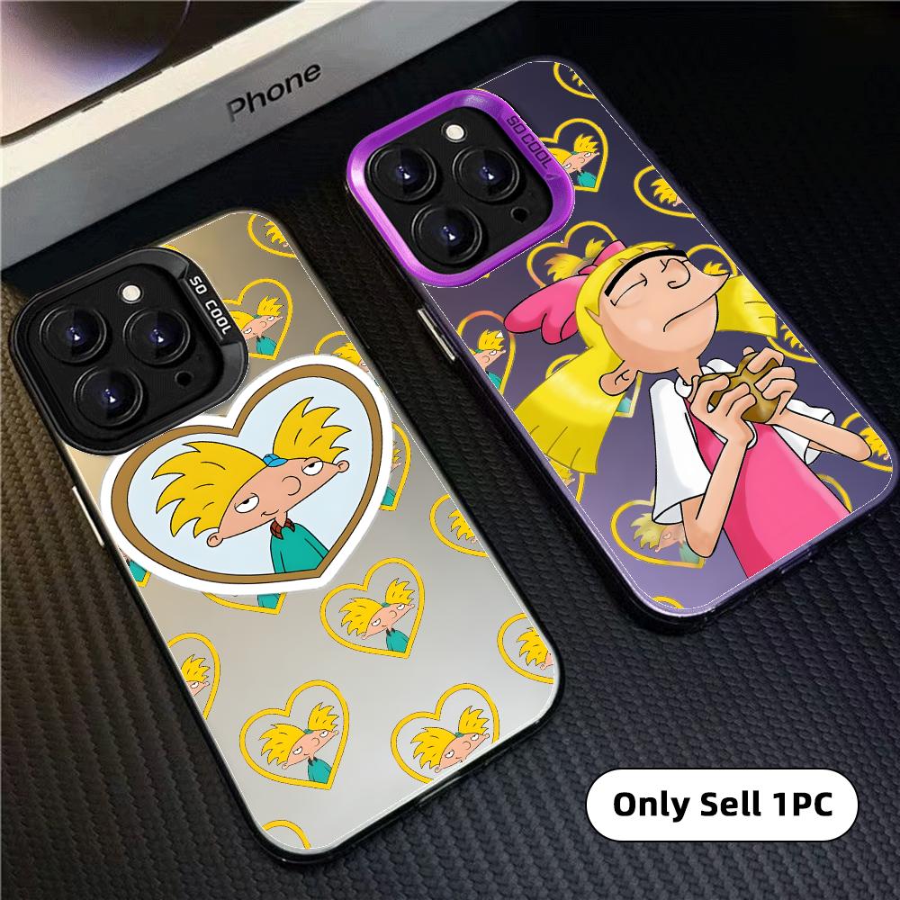 Phone Cases H&M - Cartoon H-Hey Arnold! Phone Case Colorful
