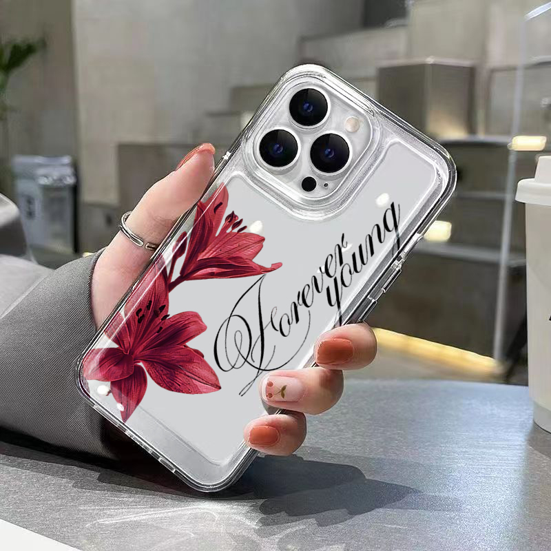 Burgundy Lily English Letter P - огляд і ціна Phone Cases Xr Iphone