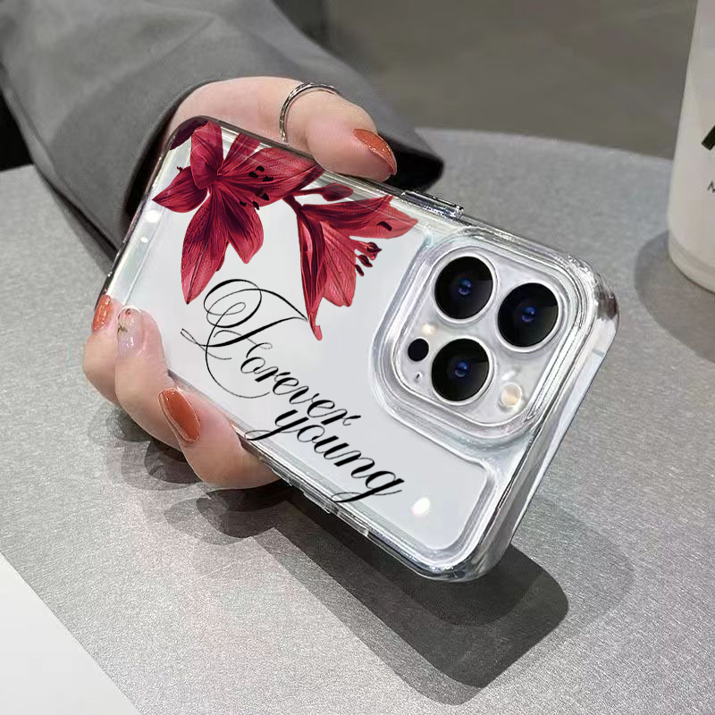 Burgundy Lily English Letter P - огляд і ціна Phone Cases Xr Iphone