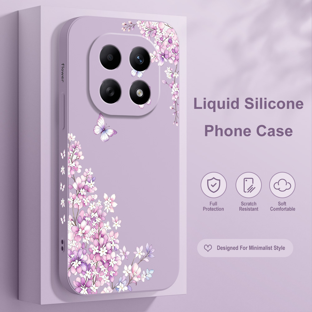 Violet Floral Phone Case For X - огляд і ціна Phone Cases Xiaomi 15