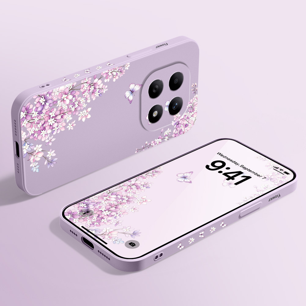 Violet Floral Phone Case For X - огляд і ціна Phone Cases Xiaomi 15