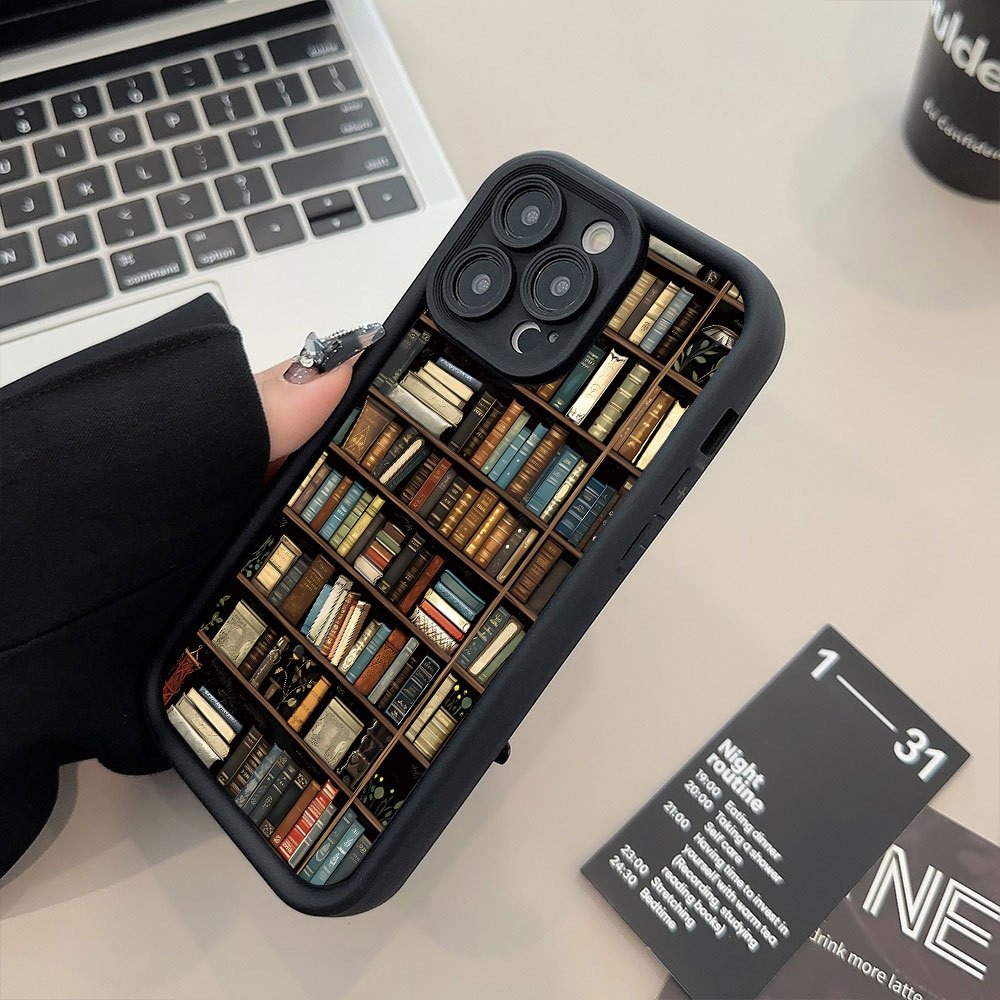 Book Shelf Creative Pattern Ph - огляд і ціна Phone Cases Xr Iphone