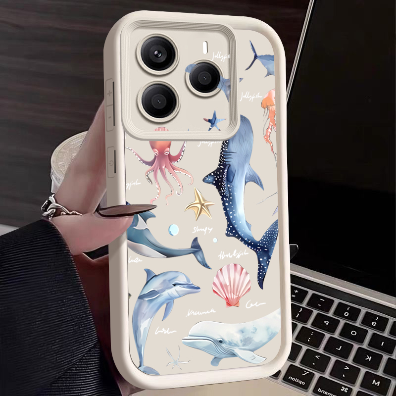 Cute Dolphin Patterned Soft Ca - огляд і ціна Phone Cases Xiaomi 15