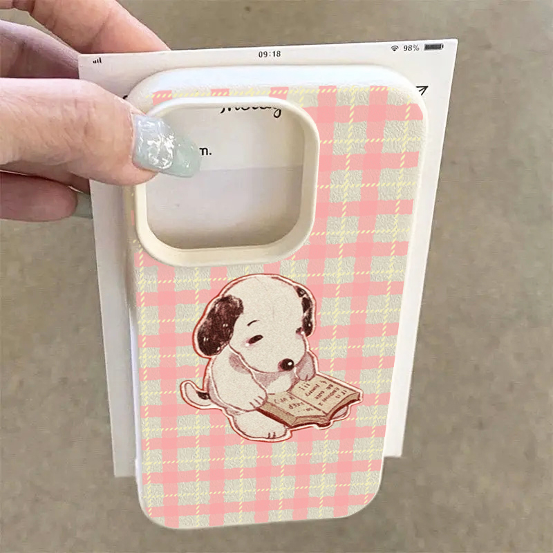 Cute Vintage Book Dog Litchi P - огляд і ціна Phone Cases Galaxy A16 5G