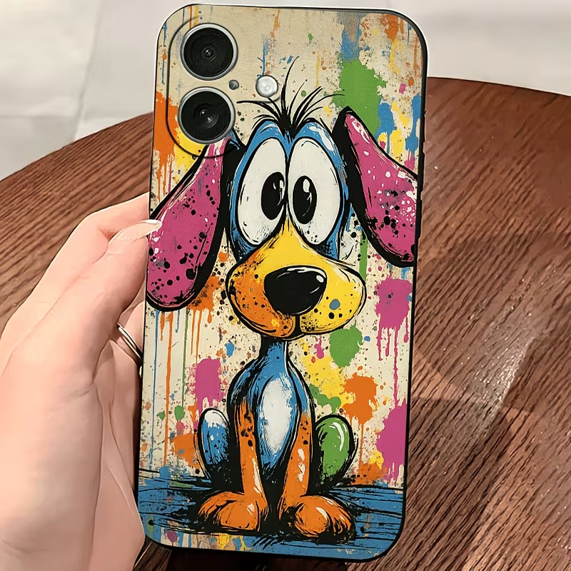 Graffiti Colored Puppy TPU Pho - огляд і ціна Phone Cases Xr Iphone