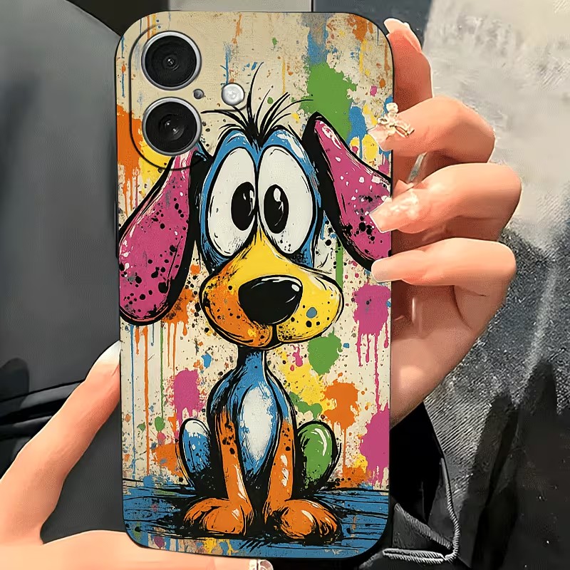 Graffiti Colored Puppy TPU Pho - огляд і ціна Phone Cases Xr Iphone