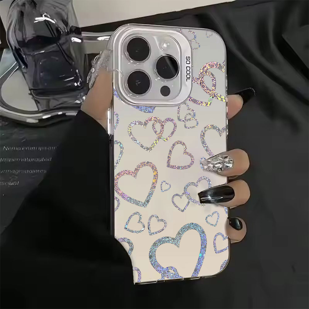 Colorful Heart Print Case For  - огляд і ціна Phone Cases For Iphone 16