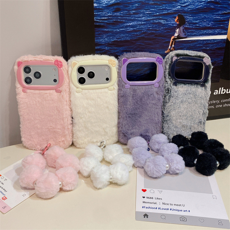 Luxury Solid Colors Furry Plus - огляд і ціна Phone Cases For Iphone 16
