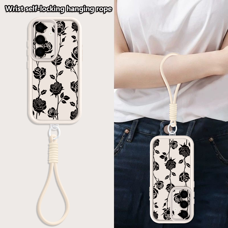 Flower Pattern Lanyard Phone C - огляд і ціна Phone Cases Galaxy A16 5G